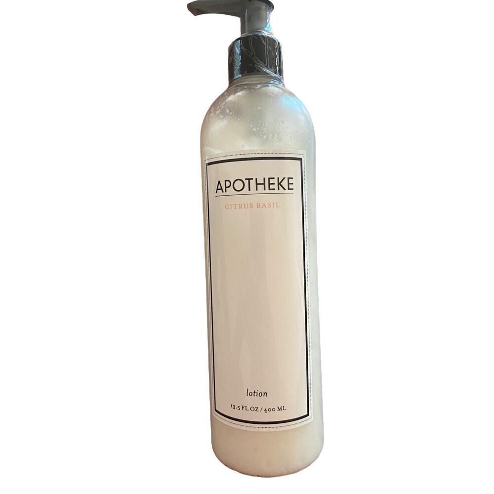 Apotheke Citrus Basil Body‎ Lotion 13.5 oz Pump Bottle - Picture 2 of 6